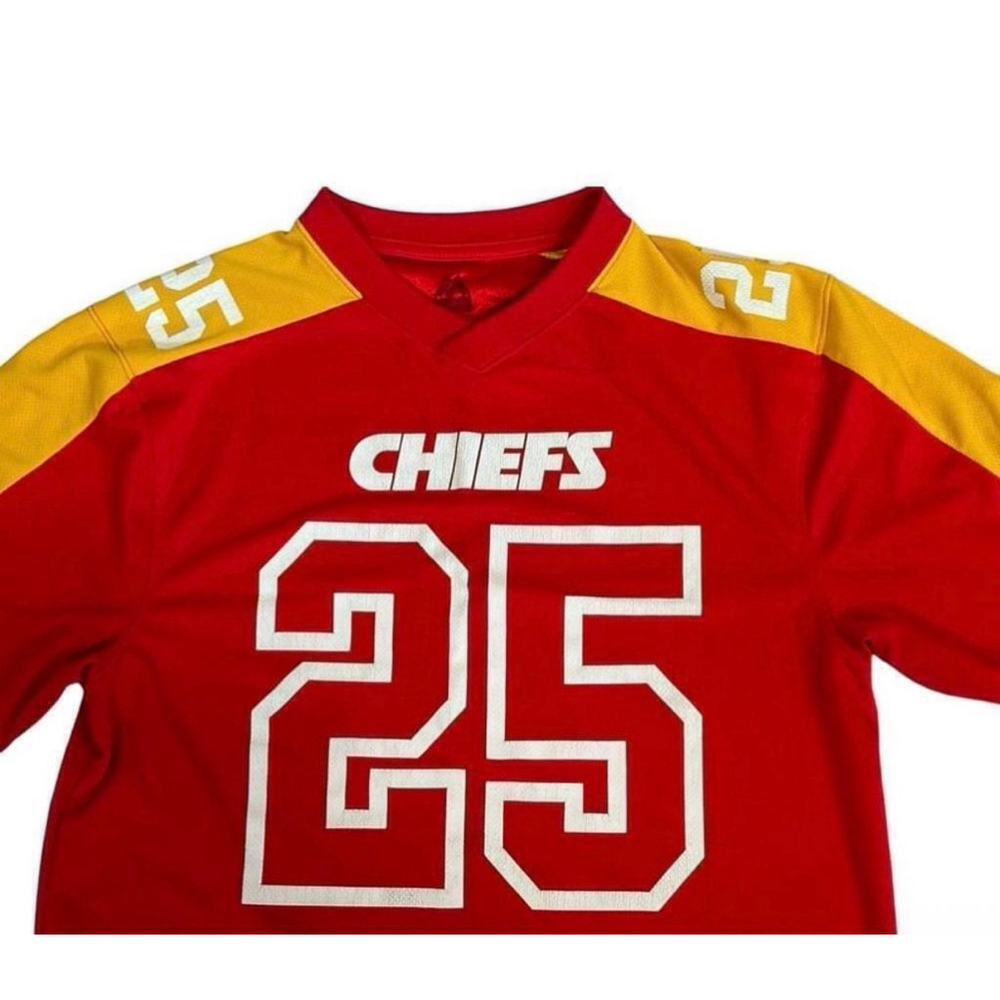 Reebok Kansas City Chiefs Charles #25 Jersey Size M Red 2015 - Picture 3 of 8